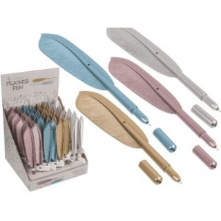 Obrázek z Pero peří kov 21cm, 4dr (48) 